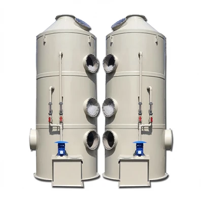 Double-Tower Spray Scrubber